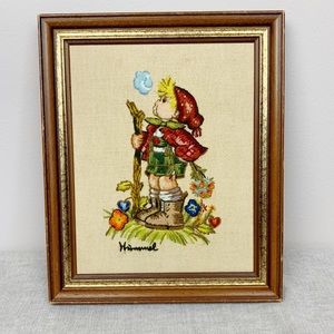 Hummel Embroidered Framed Wall Art